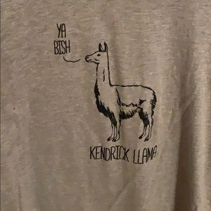 Kendrick Llama Grey T-shirt
